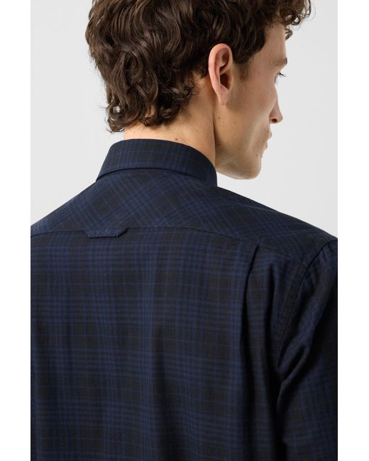 Bogner Blue Hardy Cotton Shirt for men