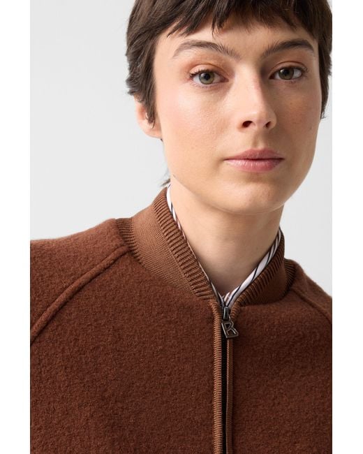Bogner Brown Editha Wool Blouson