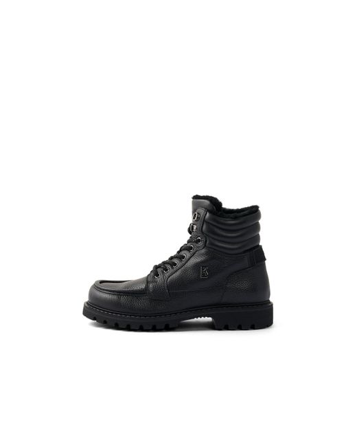 Bogner Black Helsinki Lace-up Boots With Spikes for men