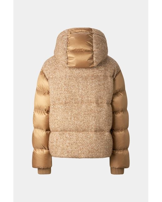 Bogner Natural Cathy Bouclé Down Jacket