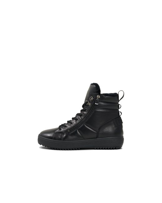 Bogner Black Mid Boots Anchorage With Spikes for men