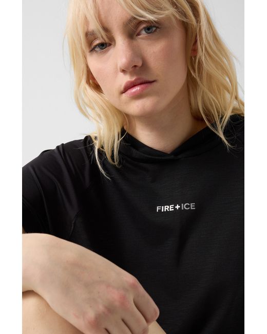Bogner Fire + Ice Black Damia Hoodie Shirt For