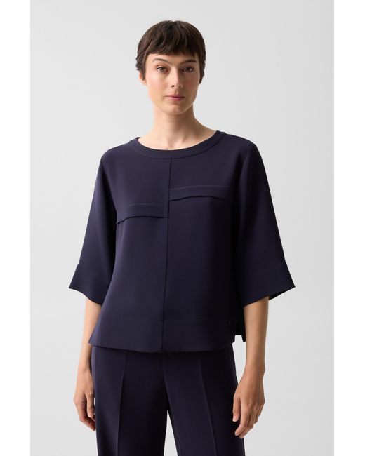 Bogner Blue Enrica Crêpe Shirt For