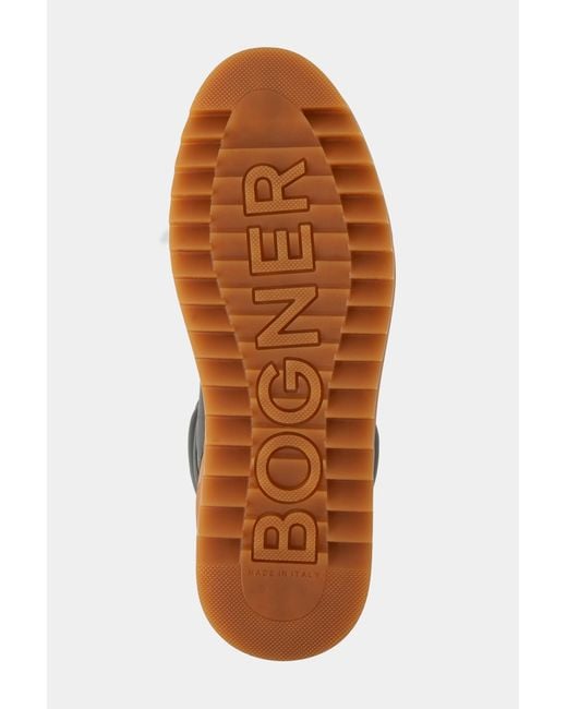 Bogner Black Mid Boots Bucharest for men