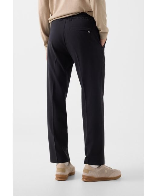 Bogner Blue Marcus Virgin Wool Trousers for men