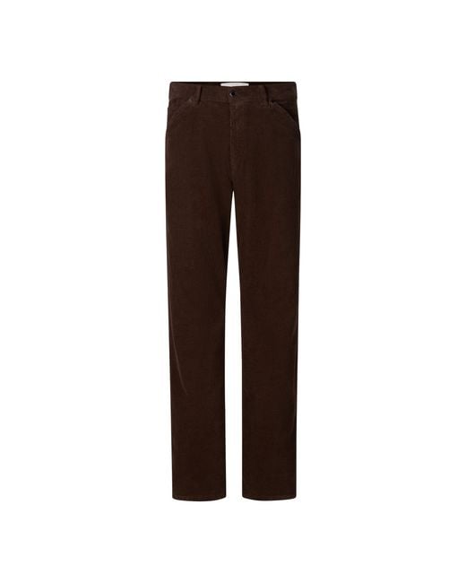 Bogner Brown Travis Corduroy Trousers for men
