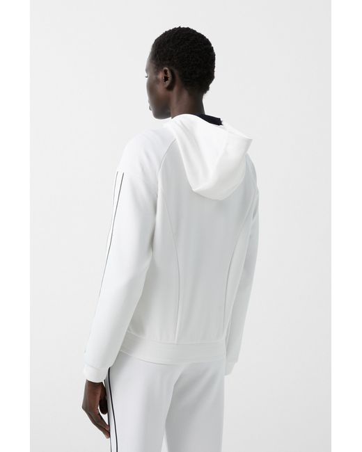 Bogner White Marlena Jersey Jacket For