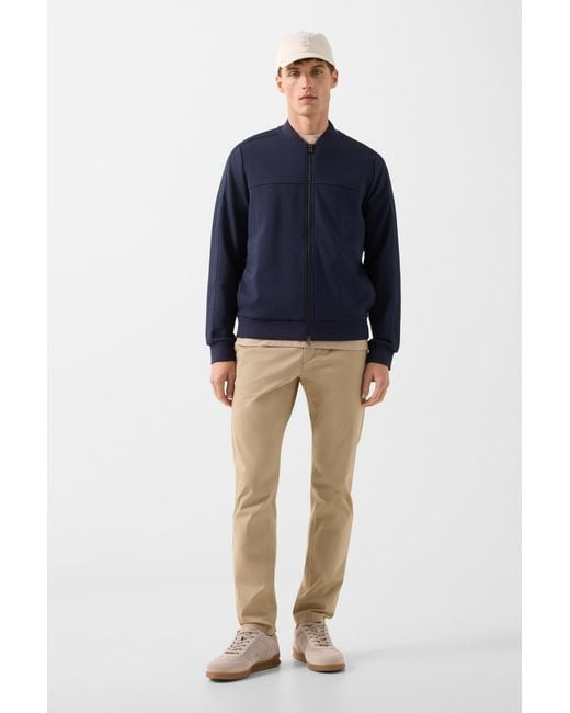 Bogner Blue Lennox Jersey Jacket for men