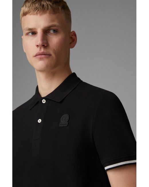 Bogner Black Fion Polo Shirt for men