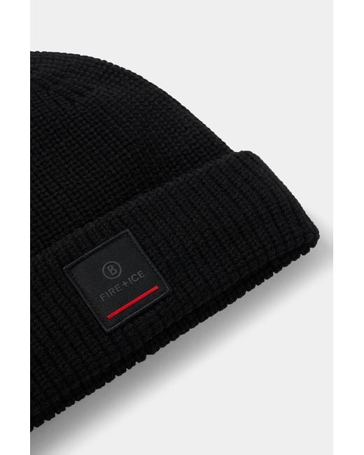 Bogner Fire + Ice Black Hat Kajus for men