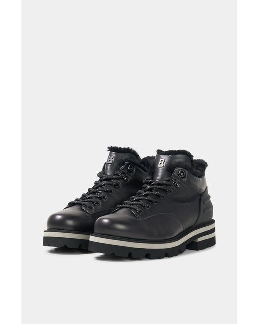 Bogner Black Lace-up Boots Courchevel for men
