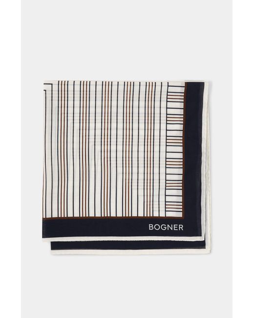 Bogner Gray Misuri Cotton Scarf For