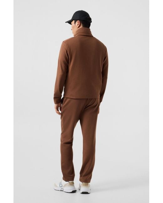 Bogner Brown Baker Down Jersey Jacket For for men