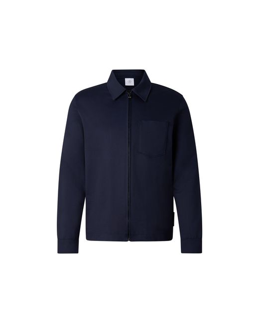 Bogner Blue Xaver Jersey Jacket for men