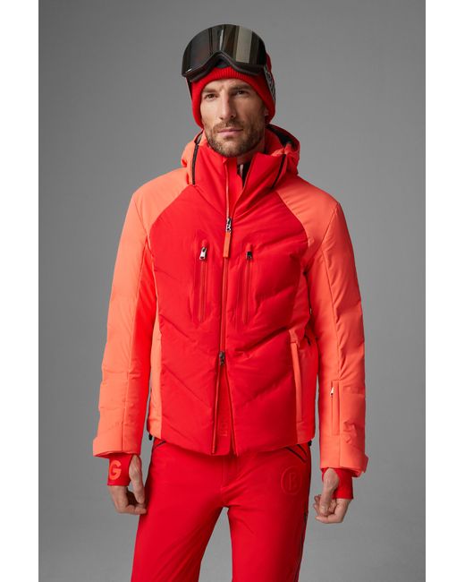 Bogner Red Felias Down Ski Jacket for men