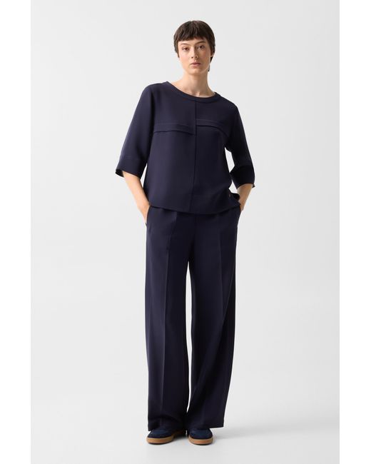 Bogner Blue Enrica Crêpe Shirt For