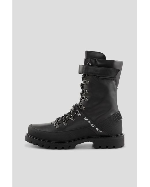 Bogner Boots Helsinki x Bond 007 mit Spikes in Black für Herren