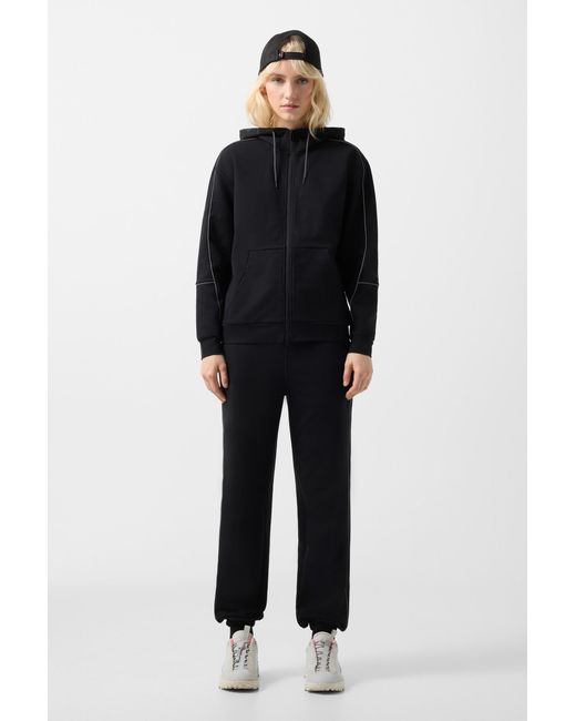 Bogner Fire + Ice Black Enia Jersey Jacket For