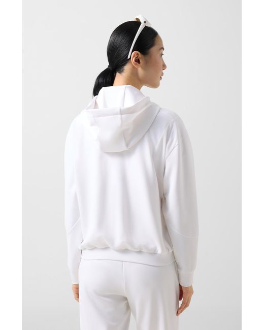 Bogner White Julietta Jersey Jacket For