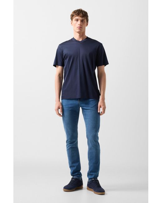 Bogner Blue T-shirt Tiam for men