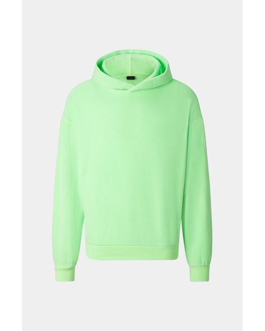 Bogner Fire + Ice Green Ilario Fleece Hoodie for men