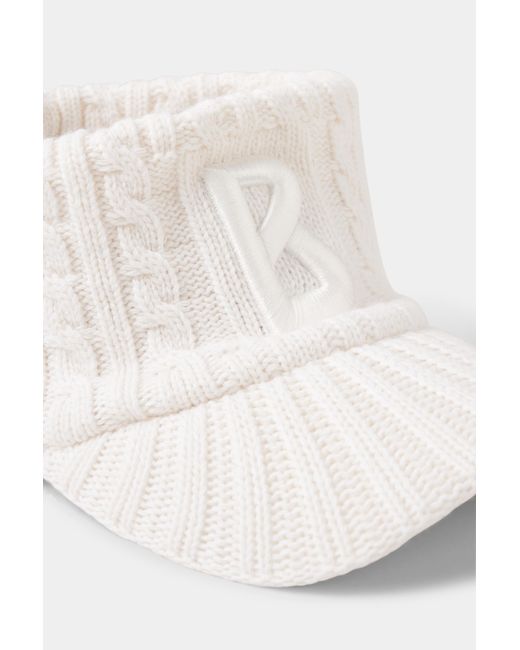 Bogner White Visor Headband Tessa