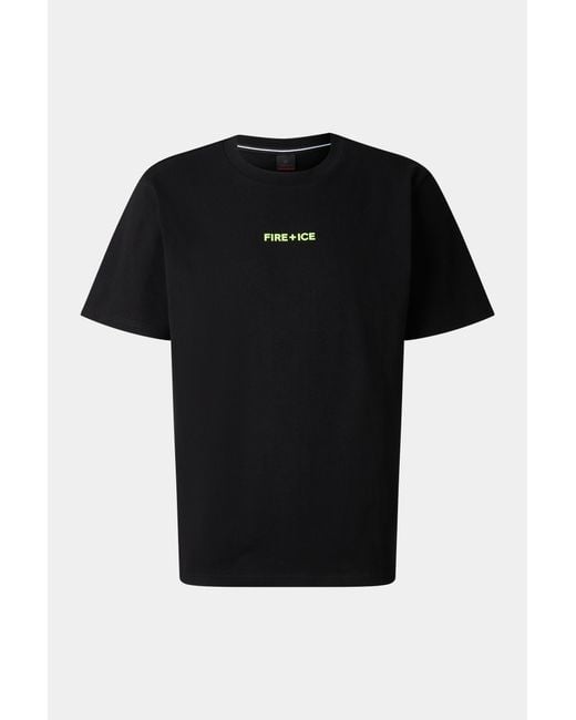 Bogner Fire + Ice Black Mick Cotton T-shirt for men