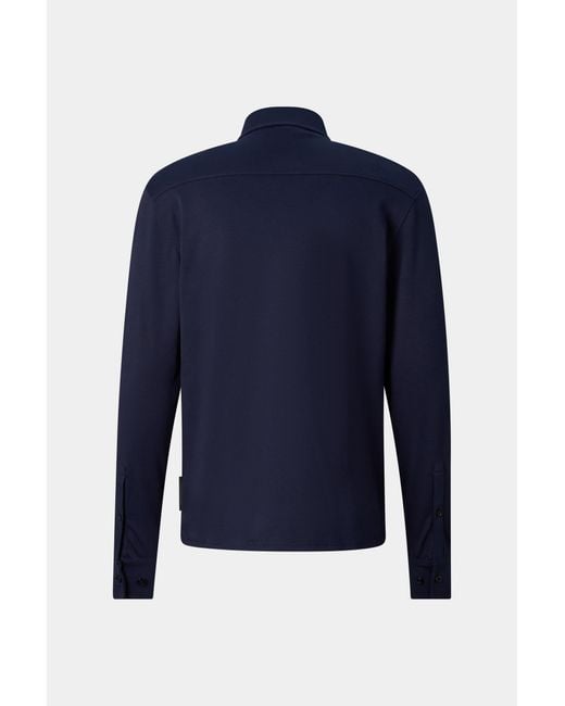 Bogner Blue Franz Cotton Shirt for men