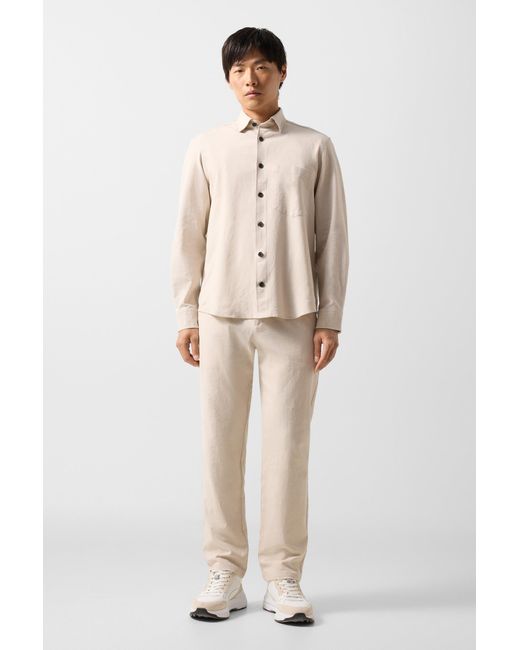 Bogner Natural Linen Blend Shirt Heiko for men