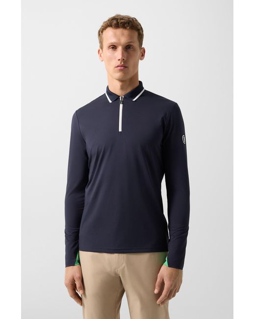 Bogner Blue Jonah Polo Long-sleeved Top for men