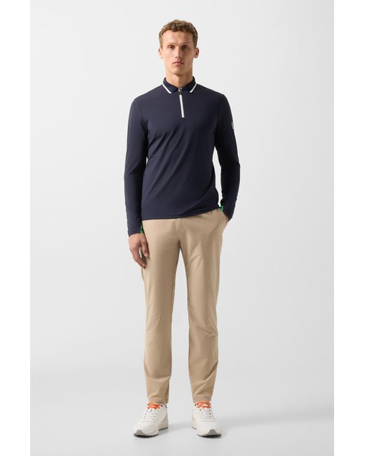 Bogner Blue Jonah Polo Long-sleeved Top for men