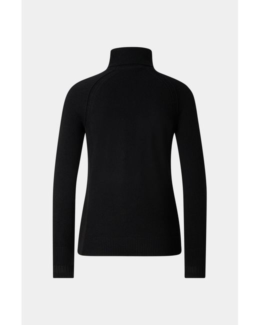 Bogner Black Vaiana Pure New Wool Cashmere Sweater