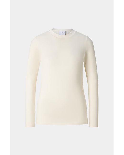 Bogner White Alexi Long-Sleeved Top For