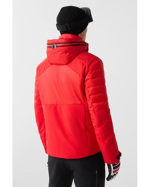 Bogner Red Henik Down Ski Jacket for men