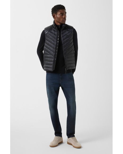 Bogner Blue Virgin Wool Ouri Troyer For for men