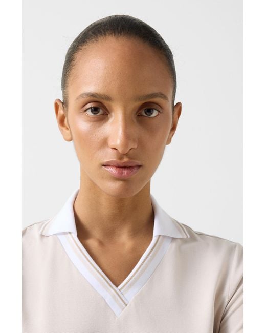 Bogner Natural Jula Functional Short-Sleeved Top For