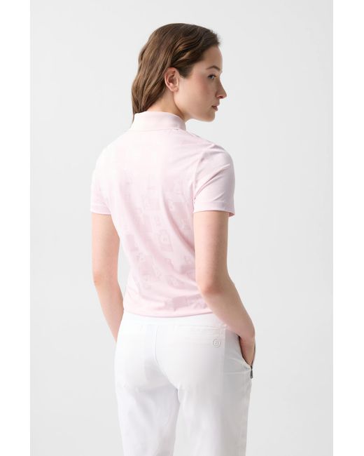Bogner Pink Joanna Functional Short-Sleeved Top For