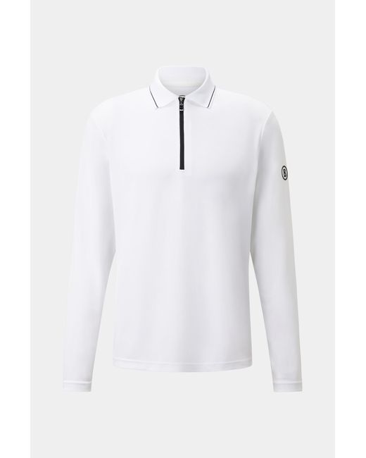 Bogner White Functional Long-sleeved Top Josch for men
