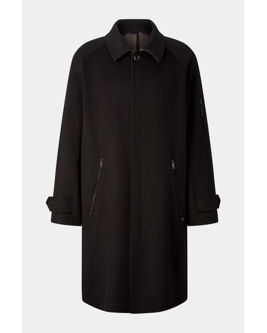 Bogner Black Tilo Double-faced Coat for men