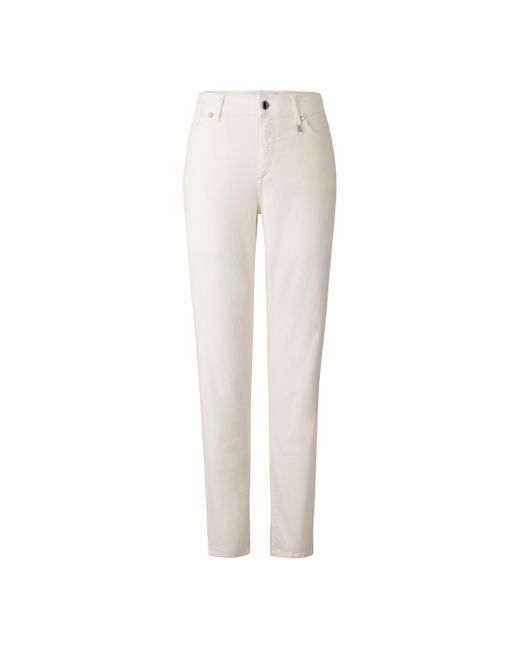 Bogner White Julie 7/8 Velvet Pants