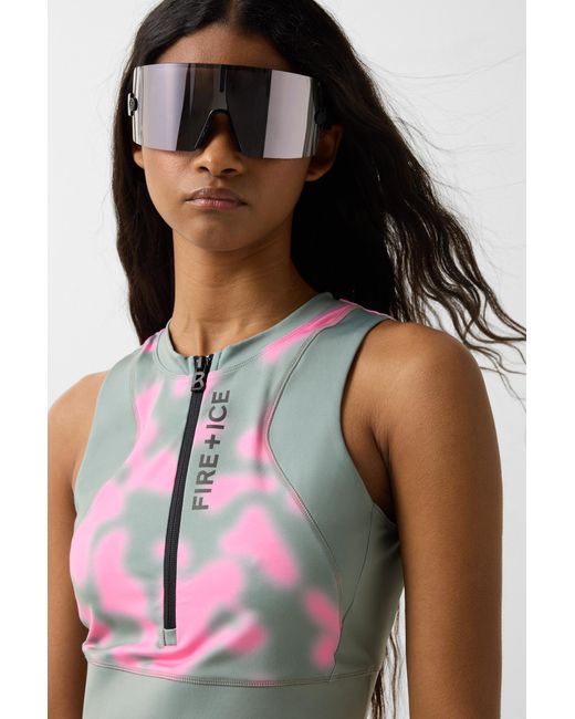 Bogner Fire + Ice Multicolor Celeste Functional Top For