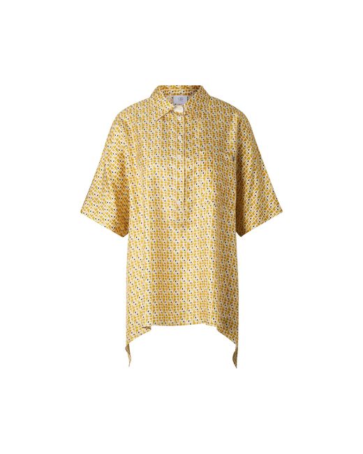Bogner Yellow Elvira Silk Blouse