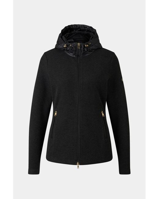 Bogner Black Darya Flannel Midlayer For