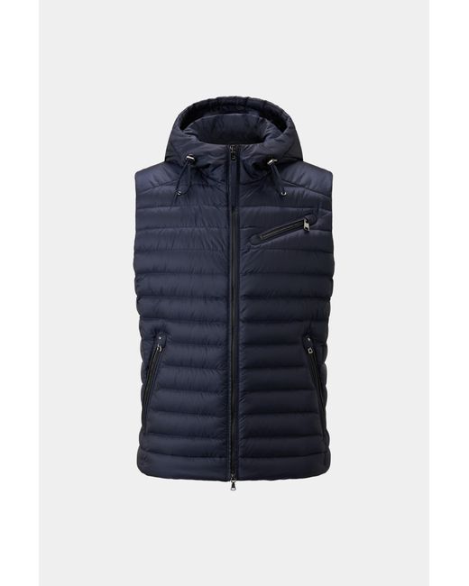 Bogner Blue Lonne Lightweight Down Gilet for men