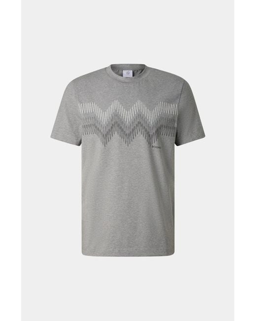 Bogner Gray Ryan Cotton-Blend T-Shirt For for men