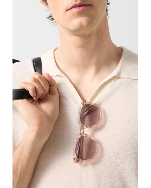 Bogner Natural Finn Knitted Polo Shirt For for men