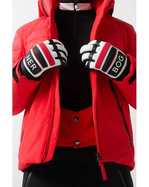 Bogner Red Henik Down Ski Jacket for men