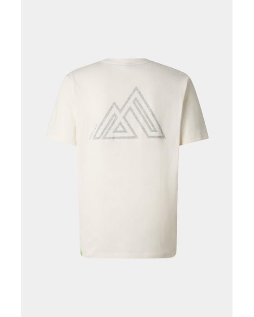 Bogner Fire + Ice White Mick Cotton T-shirt for men