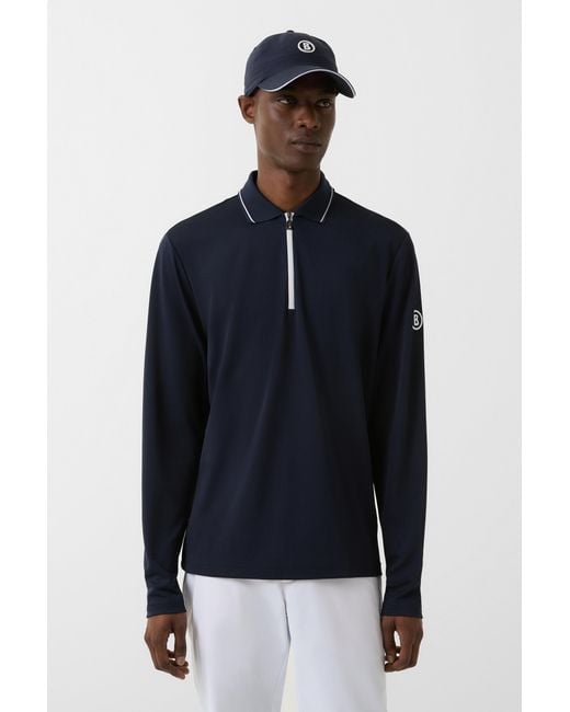 Bogner Blue Functional Long-sleeved Top Josch for men