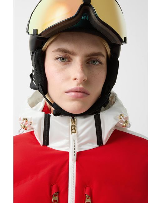 Bogner Red Kira Quilted Jacket For